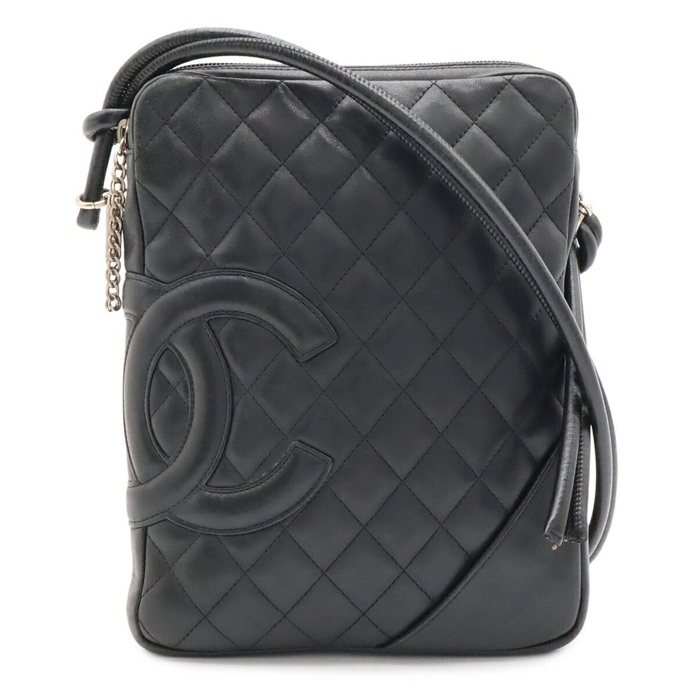CHANEL Cambon Line Coco Mark Medium Pochette Shoulder Bag, Soft Calf Leather,...